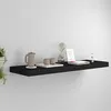 Image de vidaXL Étagère flottante murale noir 80x23,5x3,8 cm MDF