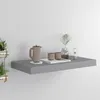 Image de vidaXL Étagère murale flottante gris 50x23x3,8 cm MDF323850