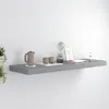 Image de vidaXL Étagère flottante murale gris 80x23,5x3,8 cm MDF323856
