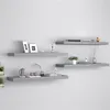 Image de vidaXL Étagères murales flottantes 4 pcs gris 80x23,5x3,8 cm MDF323858