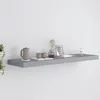 Image de vidaXL Étagère murale flottante gris 90x23,5x3,8 cm MDF