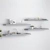 Image de vidaXL Étagères murales flottantes 4 pcs gris 90x23,5x3,8 cm MDF