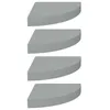 Image de ÃtagÃ¨res d'angle flottantes 4 pcs Gris 25x25x3,8 cm MDF vidaXL vidaXL