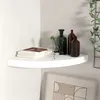 Image de vidaXL Étagère d'angle flottante blanc 35x35x3,8 cm MDF323916