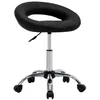 Image de Prolenta Premium - Chaise de travail roulante Noir Similicuir