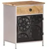 Image de vidaXL Table de chevet 40x30x50 cm Bois de manguier brut323738