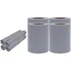 Image de vidaXL Ãcrans d'intimitÃ© de jardin 4 pcs PVC 35x0,19 m Gris clair mat