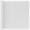 Image de vidaXL Écran de balcon Blanc 90x300 cm PEHD310864