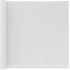 Image de vidaXL Vidaxl Écran De Balcon Blanc 90x500 Cm Pehd