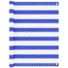 Image de vidaXL Écran de balcon Bleu et blanc 90x500 cm PEHD310890