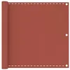 Image de vidaXL Écran de balcon Terre cuite 90x600 cm PEHD