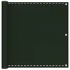 Image de Vidaxl Ãcran De Balcon Vert FoncÃ© 90x300 Cm Pehd