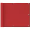 Image de vidaXL Écran de balcon Rouge 75x500 cm PEHD