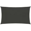 Image de Vidaxl Voile D'ombrage 160 G/MÂ² Anthracite 5x8 M Pehd