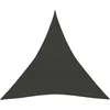 Image de vidaXL Vidaxl Voile D'ombrage 160 G/M² Anthracite 3x3x3 M Pehd