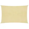 Image de Vidaxl Voile D'ombrage 160 G/MÂ² Beige 5x6 M Pehd