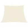 Image de vidaXL Vidaxl Voile D'ombrage 160 G/M² Crème 3/4x2 M Pehd