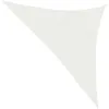 Image de Vidaxl Voile D'ombrage 160 G/MÂ² Blanc 2,5x2,5x3,5 M Pehd