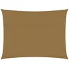 Image de Vidaxl Voile D'ombrage 160 G/MÂ² Taupe 3x4,5 M Pehd