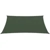 Image de vidaXL Vidaxl Voile D'ombrage 160 G/M² Vert Foncé 3/4x3 M Pehd