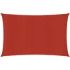 Image de Vidaxl Voile D'ombrage 160 G/MÂ² Rouge 2x4,5 M Pehd