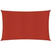 Image de vidaXL Vidaxl Voile D'ombrage 160 G/M² Rouge 3x5 M Pehd