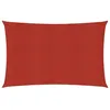 Image de Vidaxl Voile D'ombrage 160 G/MÂ² Rouge 3,5x5 M Pehd