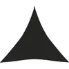 Image de vidaXL Vidaxl Voile D'ombrage 160 G/M² Noir 3,6x3,6x3,6 M Pehd
