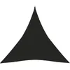 Image de Vidaxl Voile D'ombrage 160 G/MÂ² Noir 4,5x4,5x4,5 M Pehd