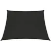 Image de vidaXL Vidaxl Voile D'ombrage 160 G/M² Noir 3/4x2 M Pehd