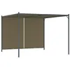 Image de vidaXL Pergola de jardin avec auvent rétractable 3x3 m Taupe 180 g/m²312225