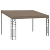 Image de vidaXL Belvédère mural 4x3x2,5 m Taupe