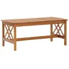 Image de vidaXL Table basse 102x50x43 cm Bois d'acacia solide310265
