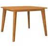 Image de Vidaxl Table De Jardin 110x110x75 Cm Bois D'acacia Solide