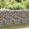 Image de vidaXL Mur en gabion avec couvercles Acier galvanisé 60x50x100 cm