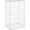 Image de vidaXL Vidaxl Mur En Gabion Avec Couvercles Acier Galvanisé 60x50x100 Cm