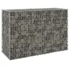 Image de vidaXL Mur en gabion avec couvercles Acier galvanisé 150x60x100 cm147814
