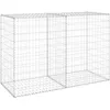 Image de vidaXL Vidaxl Mur En Gabion Avec Couvercles Acier Galvanisé 150x60x100 Cm