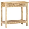 Image de vidaXL Vidaxl Table Console 80x35x74 Cm Bois De Manguier Massif