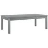 Image de vidaXL Table basse 100x50x33 cm Gris Bois d'acacia solide311828