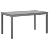 Image de vidaXL Table de jardin Délavage gris 140x80x74 cm Bois d'acacia massif311849