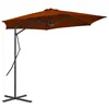 Image de vidaXL Parasol de jardin avec mât en acier terre cuite 300x230 cm312519