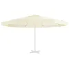 Image de vidaXL Tissu de remplacement pour parasol d'extérieur Sable 500 cm312538
