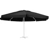 Image de vidaXL Tissu de remplacement pour parasol d'extérieur Noir 600 cm312552