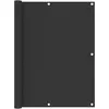 Image de vidaXL Vidaxl Écran De Balcon Anthracite 120x500 Cm Tissu Oxford