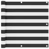 Image de vidaXL Écran de balcon Anthracite et blanc 90x600 cm Tissu Oxford