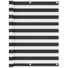 Image de vidaXL Écran de balcon Anthracite et blanc 120x400 cm Tissu Oxford