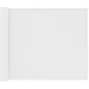 Image de vidaXL Vidaxl Écran De Balcon Blanc 75x500 Cm Tissu Oxford