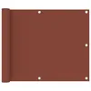 Image de Vidaxl Ãcran De Balcon Terre Cuite 75x300 Cm Tissu Oxford