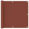 Image de Vidaxl Ãcran De Balcon Terre Cuite 90x300 Cm Tissu Oxford
